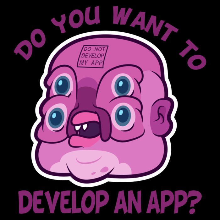 Glootie Do You Want To Develop An App Cropped Pullover Crew