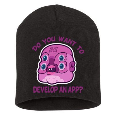 Glootie Do You Want To Develop An App Short Acrylic Beanie
