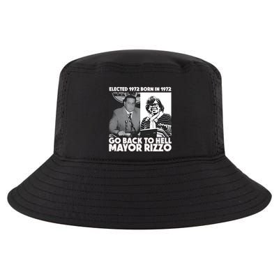 Grimgrimgrim Elected 1972 Born In1972 Go Back To Hell Mayor Rizzo Cool Comfort Performance Bucket Hat
