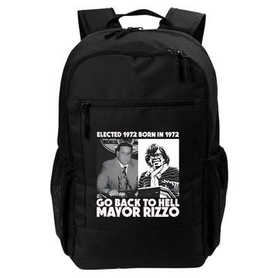 Grimgrimgrim Elected 1972 Born In1972 Go Back To Hell Mayor Rizzo Backpack
