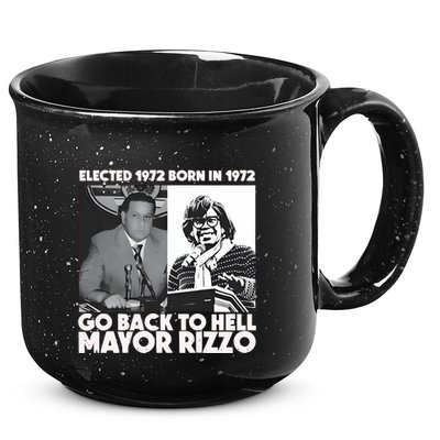 Grimgrimgrim Elected 1972 Born In1972 Go Back To Hell Mayor Rizzo 15oz Campfire Ceramic Mug