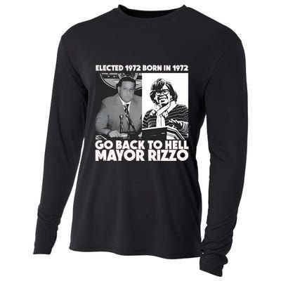 Grimgrimgrim Elected 1972 Born In1972 Go Back To Hell Mayor Rizzo Cooling Performance Long Sleeve Crew