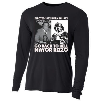 Grimgrimgrim Elected 1972 Born In1972 Go Back To Hell Mayor Rizzo Cooling Performance Long Sleeve Crew