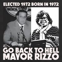 Grimgrimgrim Elected 1972 Born In1972 Go Back To Hell Mayor Rizzo Golf Towel