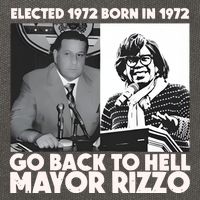 Grimgrimgrim Elected 1972 Born In1972 Go Back To Hell Mayor Rizzo Cotton Canvas Backpack