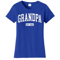 Grandpa Est 2023 New First Time Grandpa Great Gift Women's T-Shirt