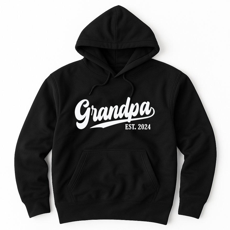 Grandpa Est 2024 Hoodie