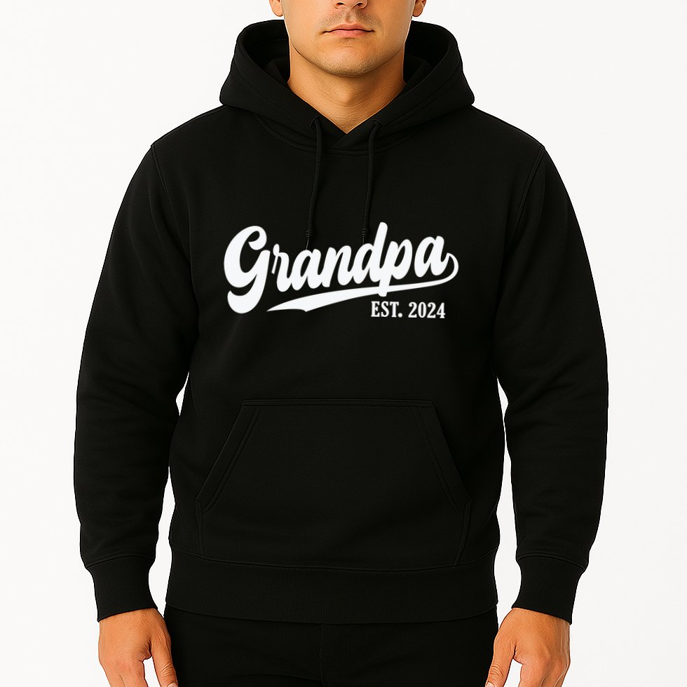 Grandpa Est 2024 Hoodie