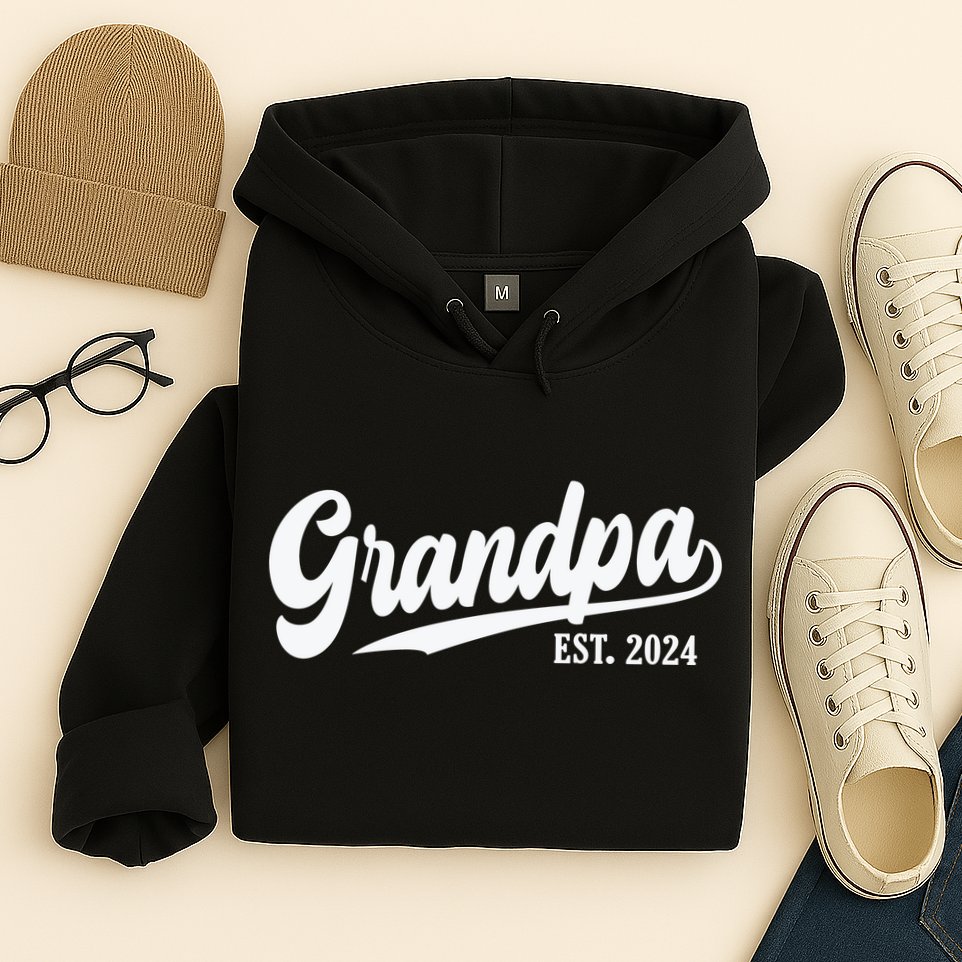 Grandpa Est 2024 Hoodie