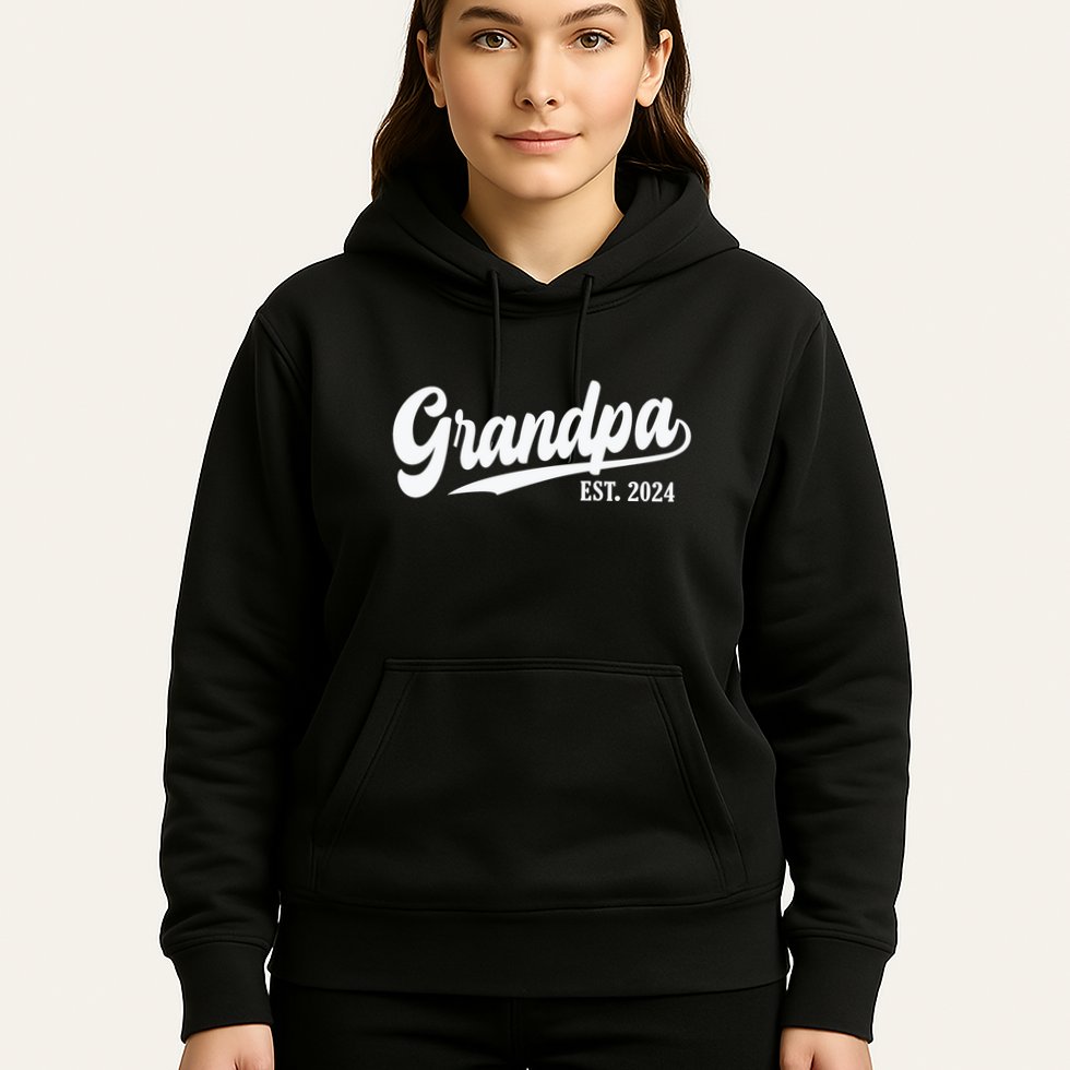Grandpa Est 2024 Hoodie