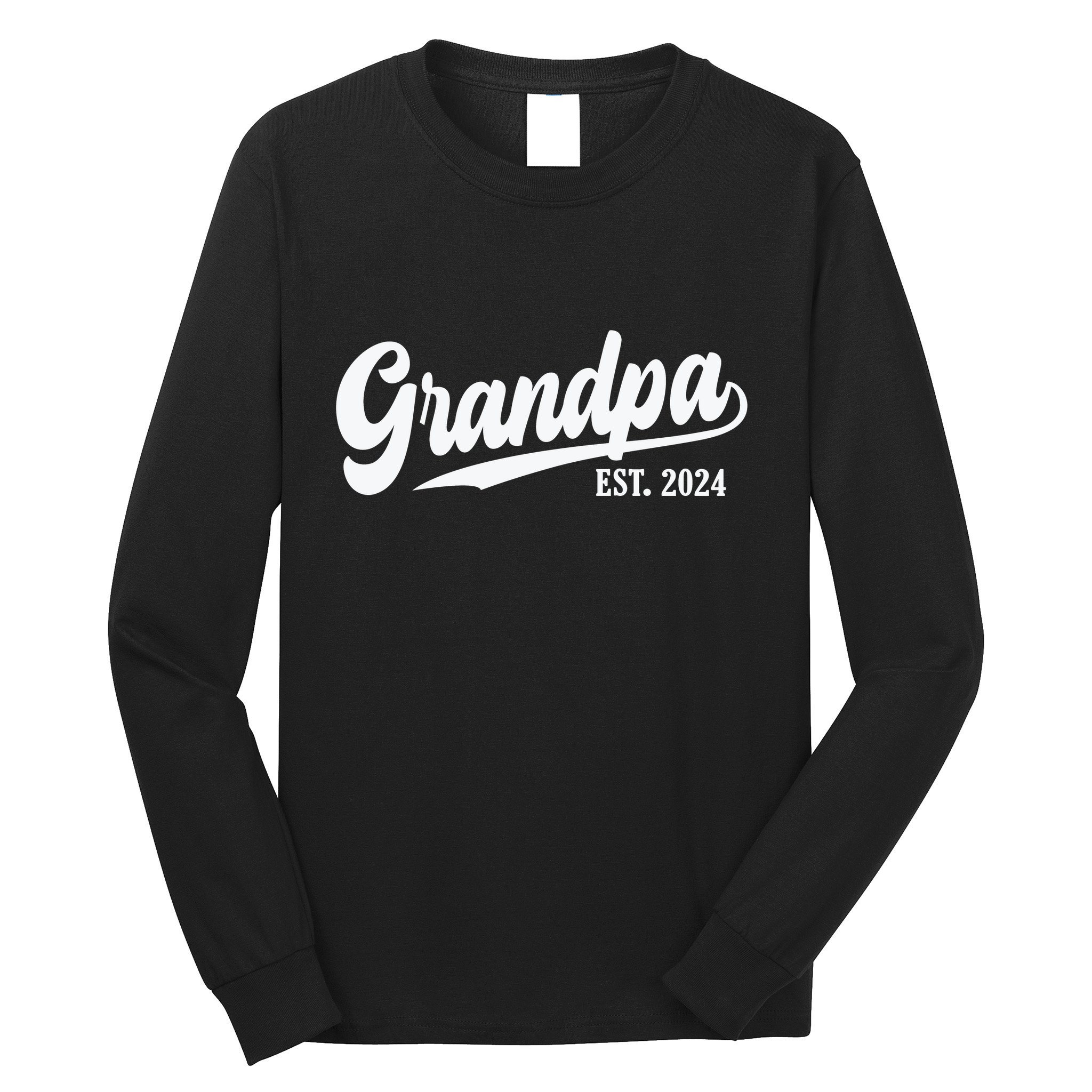 Grandpa Est 2024 Long Sleeve Shirt