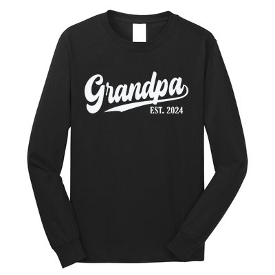 Grandpa Est 2024 Long Sleeve Shirt