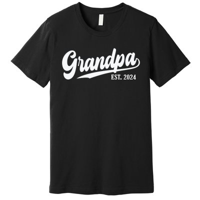 Grandpa Est 2024 Premium T-Shirt