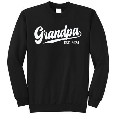 Grandpa Est 2024 Tall Sweatshirt