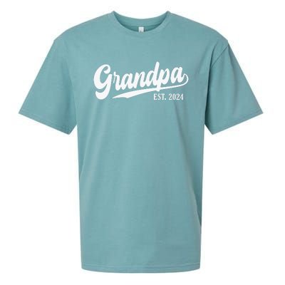 Grandpa Est 2024 Sueded Cloud Jersey T-Shirt