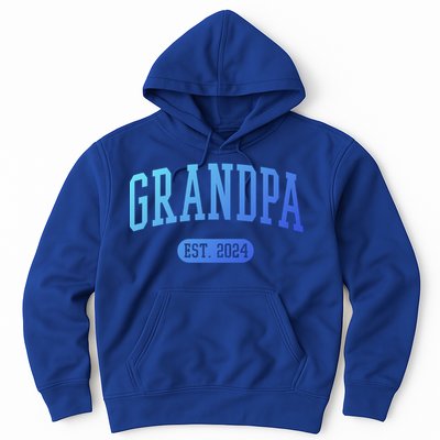 Grandpa Est 2024 Vintage Funny Gift Hoodie