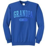 Grandpa Est 2024 Vintage Funny Gift Sweatshirt