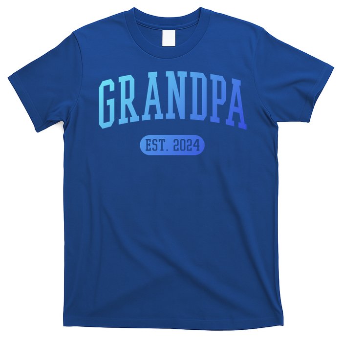 Grandpa Est 2024 Vintage Funny Gift T-Shirt