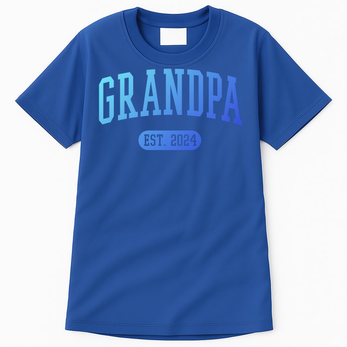 Grandpa Est 2024 Vintage Funny Gift Tall T-Shirt