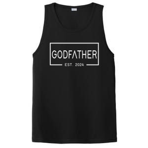 Godfather Est 2024 First Time Godfather FatherS Day Cute Gift PosiCharge Competitor Tank