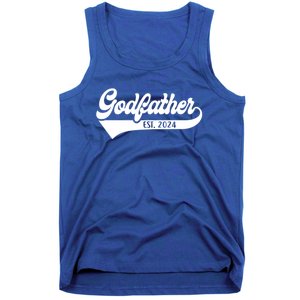 Godfather Est 2024 New Godfather Funny FatherS Day Gift Tank Top