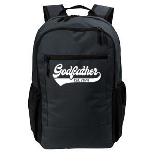 Godfather Est 2024 New Godfather Funny FatherS Day Gift Daily Commute Backpack