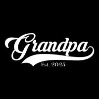 Grandpa Est 2025 Baseball Team Font Impact Tech Backpack