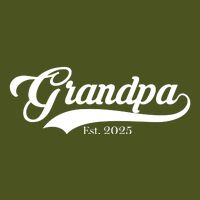 Grandpa Est 2025 Baseball Team Font Premium T-Shirt