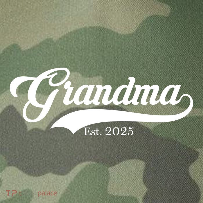 Grandma Est 2025 Baseball Team Font Legacy Tie Dye Trucker Hat