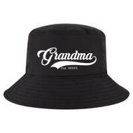 Grandma Est 2025 Baseball Team Font Cool Comfort Performance Bucket Hat
