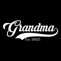 Grandma Est 2025 Baseball Team Font Ladies Long Sleeve Shirt