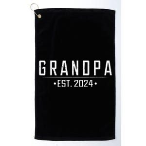 Grandpa Est 2024 Platinum Collection Golf Towel