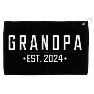 Grandpa Est 2024 Grommeted Golf Towel