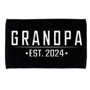 Grandpa Est 2024 Microfiber Hand Towel