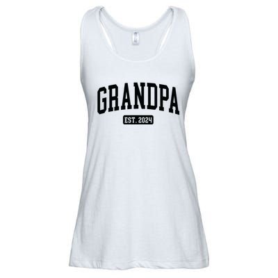 Grandpa Est. 2024 Ladies Essential Flowy Tank