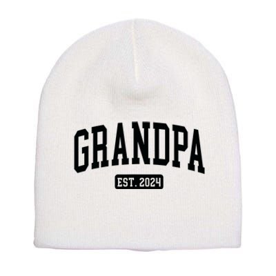 Grandpa Est. 2024 Short Acrylic Beanie