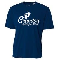 Grandpa Established 2024 Baby Footprints Cooling Performance Crew T-Shirt