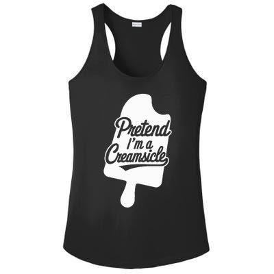 Group Easy Adult Halloween Costumes Pretend IM A Creamsicle Ladies PosiCharge Competitor Racerback Tank