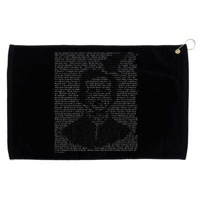 Gothic Edgar Allen Poe The Raven Grommeted Golf Towel