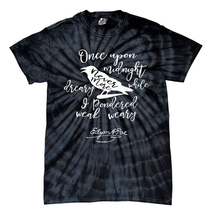 Gothic Edgar Allan Poe vintage  Tie-Dye T-Shirt