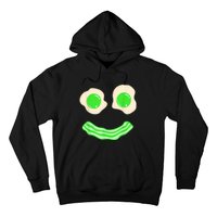 Green Eggs and Bacon Ham Smile Face Brunch Breakfast Costume Hoodie