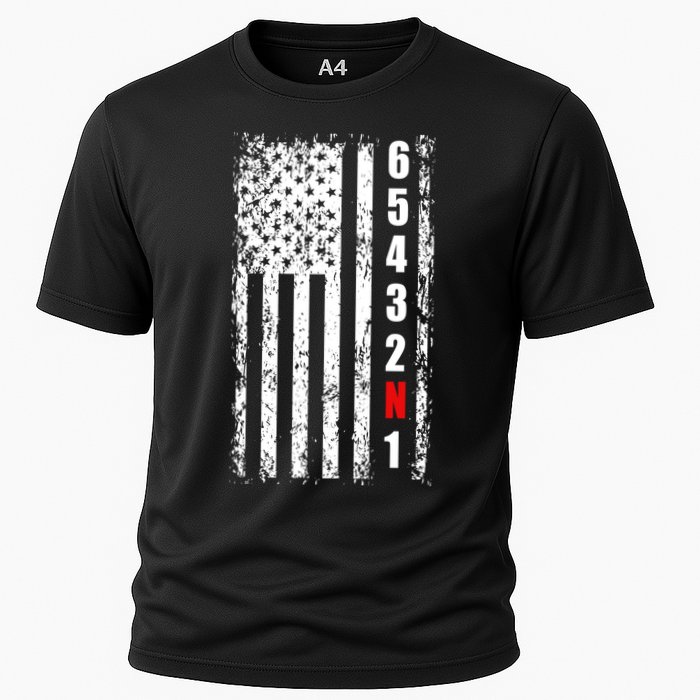 Gear Shift Racing Flag Neutral Cooling Performance Crew T-Shirt