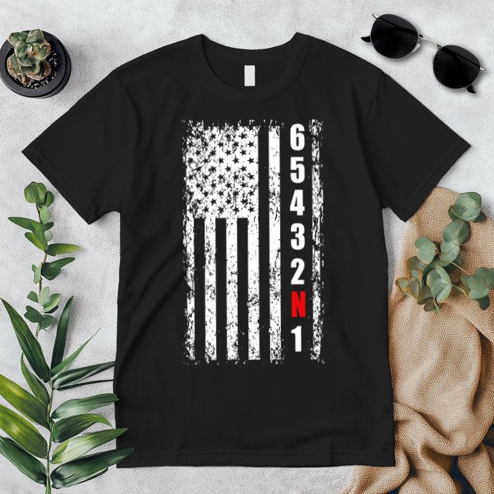 Gear Shift Racing Flag Neutral Premium T-Shirt