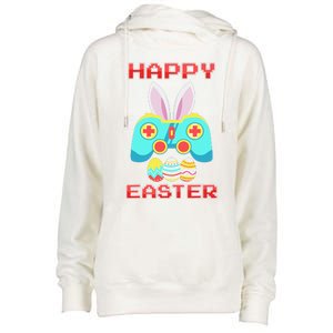 Gamer Easter Bunny Controller Easter Day Womens Funnel Neck Pullover Hood