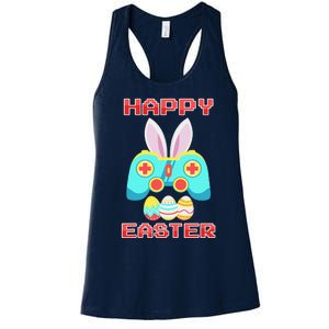 Gamer Easter Bunny Controller Easter Day Women's Racerback Tank