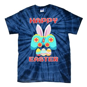 Gamer Easter Bunny Controller Easter Day Tie-Dye T-Shirt