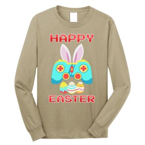 Gamer Easter Bunny Controller Easter Day Long Sleeve Shirt