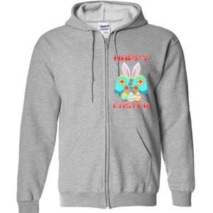 Gamer Easter Bunny Controller Easter Day Full Zip Hoodie