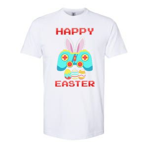 Gamer Easter Bunny Controller Easter Day Softstyle CVC T-Shirt