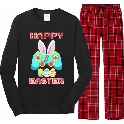 Gamer Easter Bunny Controller Easter Day Long Sleeve Pajama Set